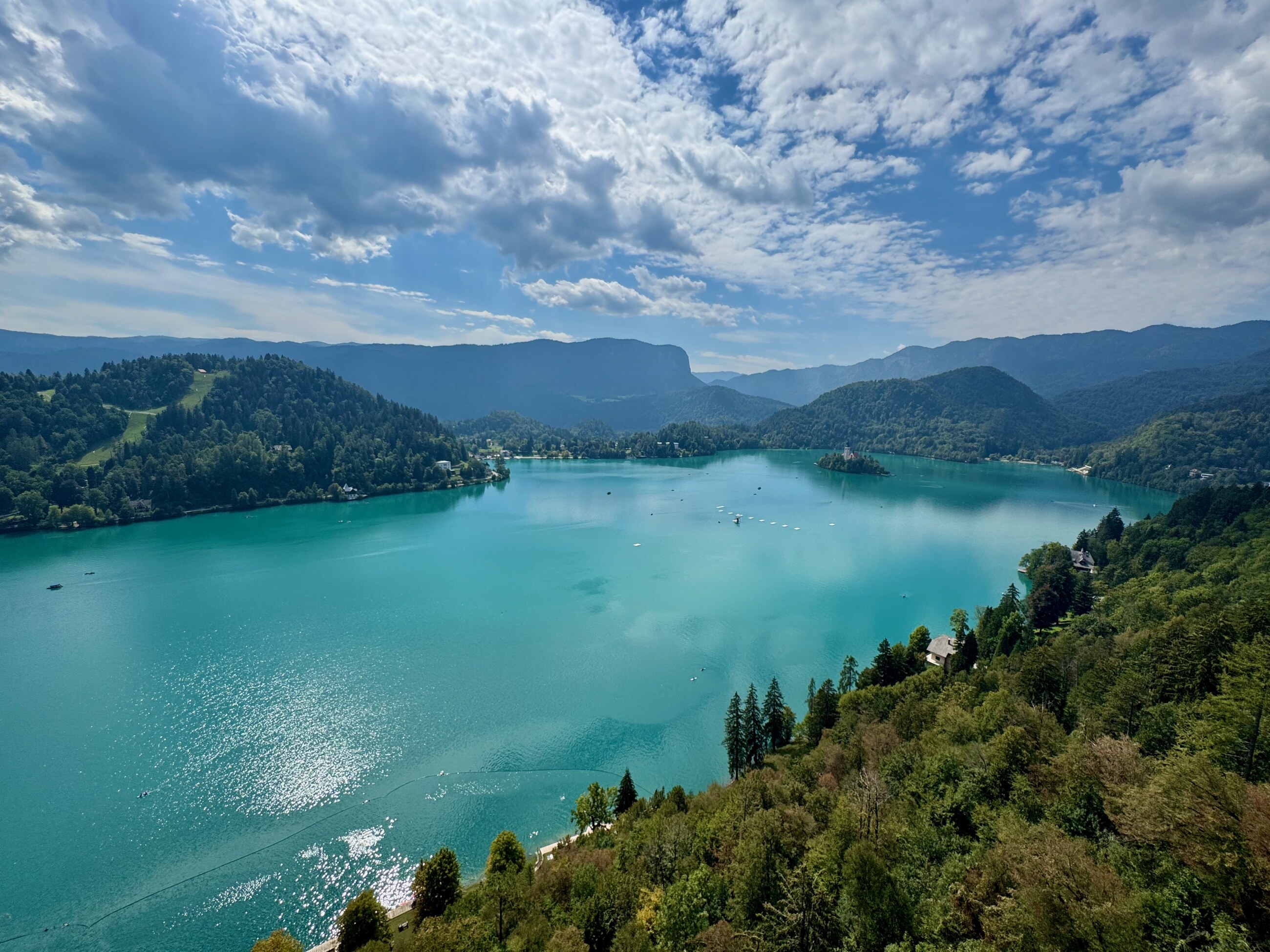 Lake Bled from castle