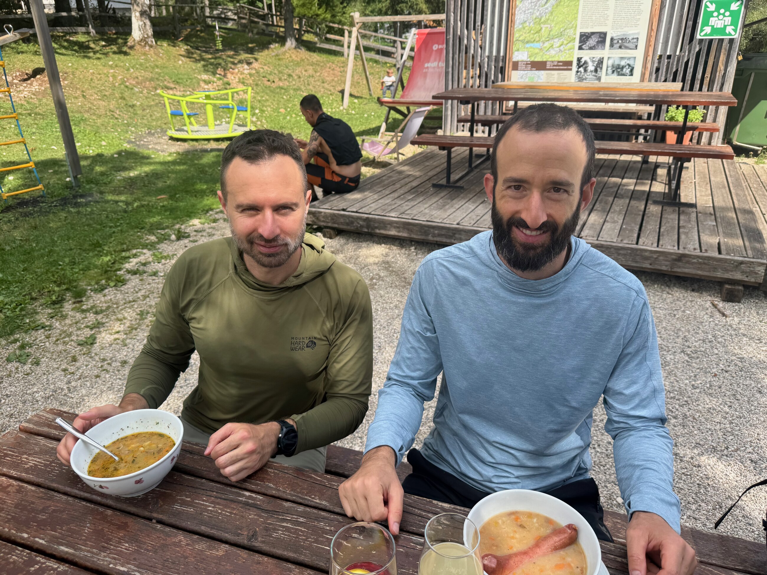 Mountain lunch stop