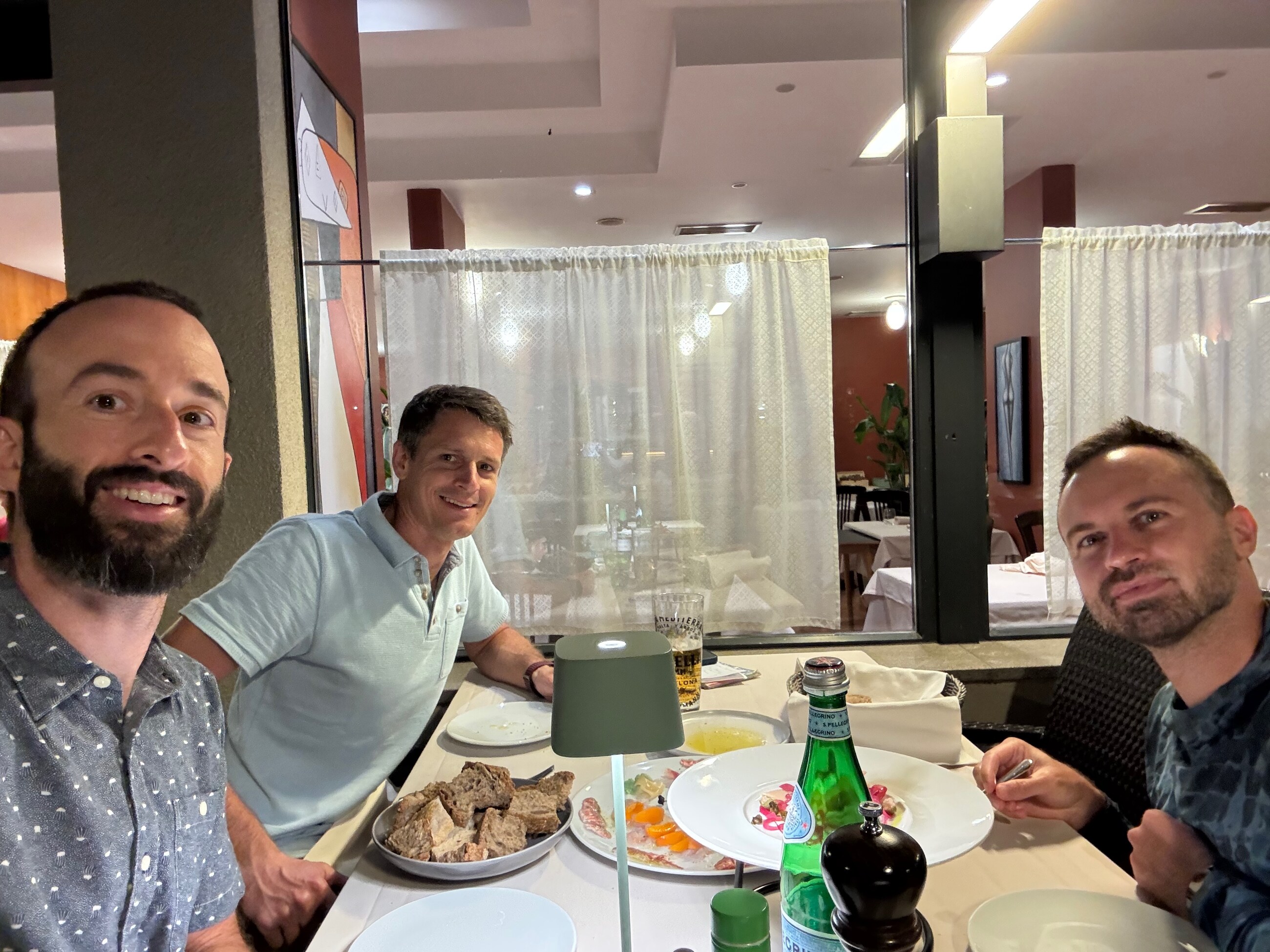 Seafood dinner with Tomaž