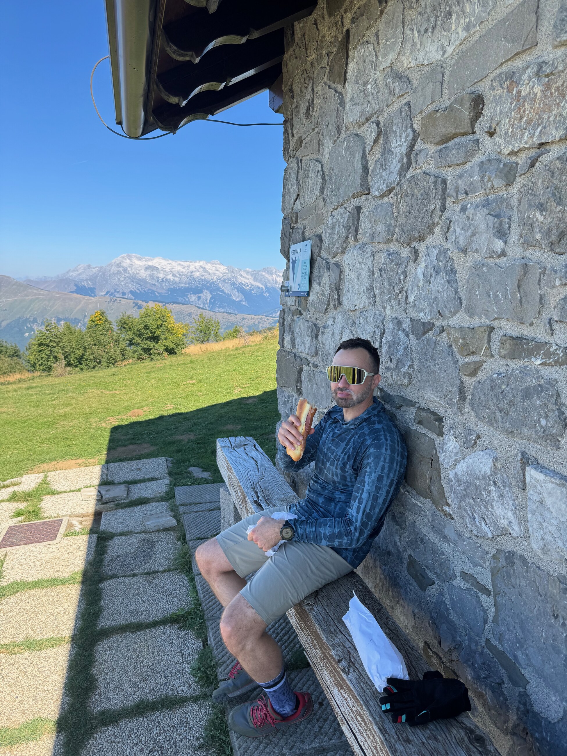Lunch at mountain hut