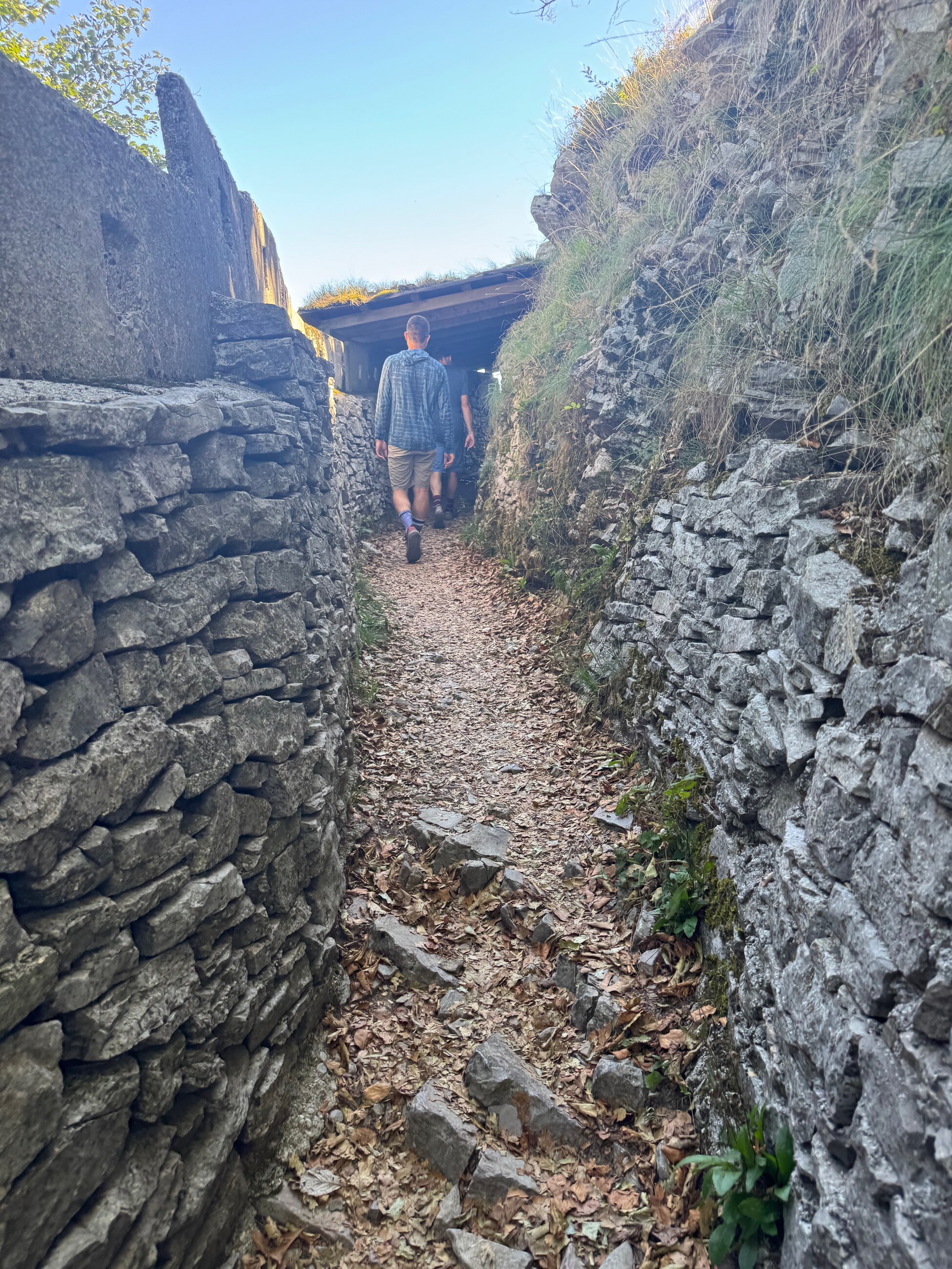 World War I trenches