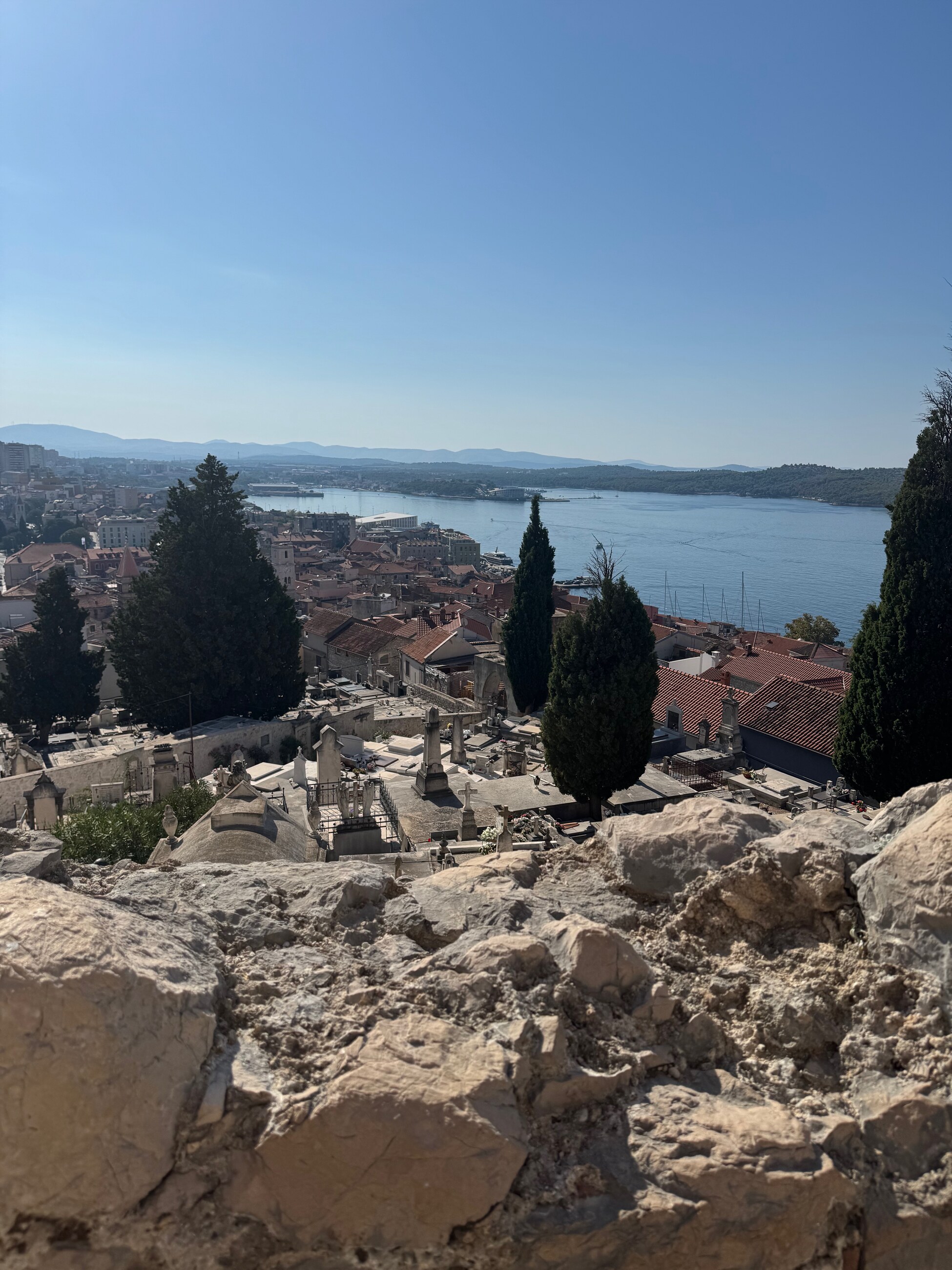 View from fortress